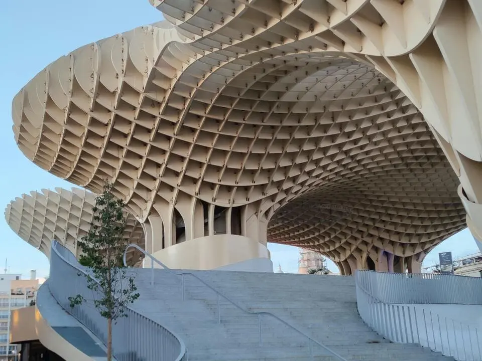 diseño generativo en parasol de Sevilla